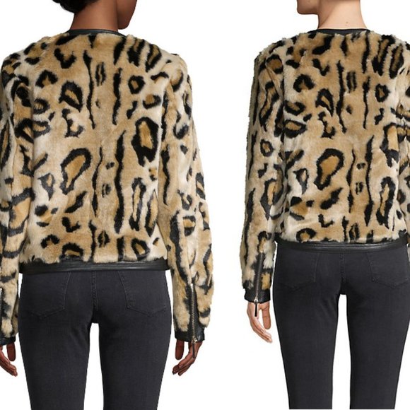 KARL LAGERFELD PARIS Leopard Bomber Jacket | Perfect fall jacket - Picture 4 of 12